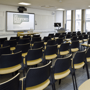 chairs arranged in seminar room london