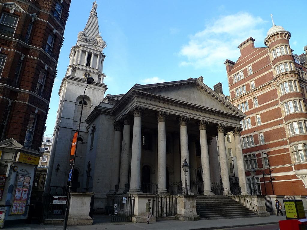 St George's Church Bloomsbury sites