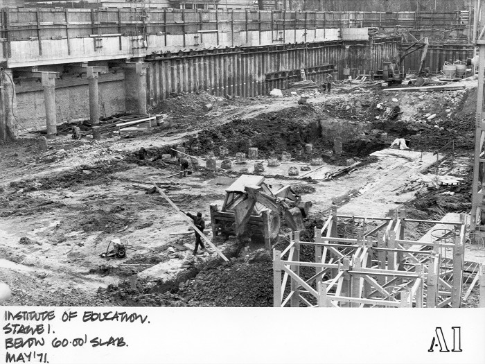 building 20 Bedford Way 1971 under construction