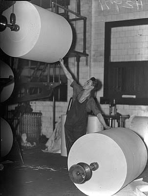 Paperless events rollers of printing paper
