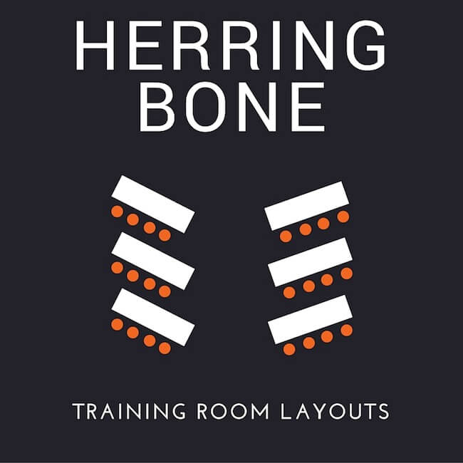 herringbone room layout