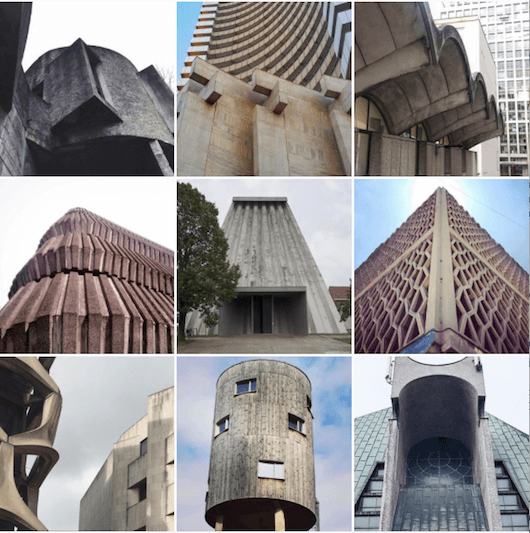 barbican brutalist architecture insta account