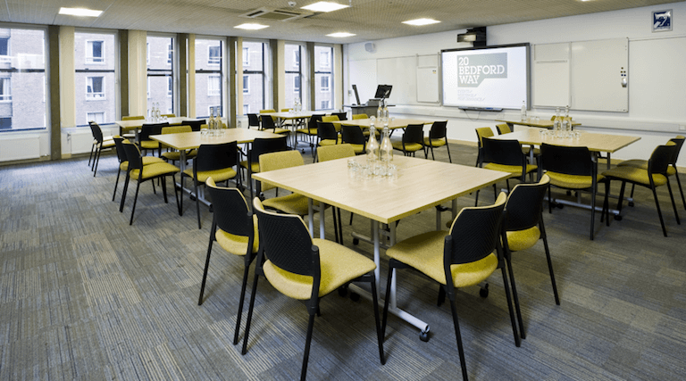 Meeting rooms for hire in central London at 20 Bedford Way