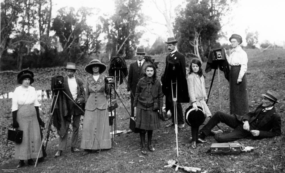 A group of event photographers